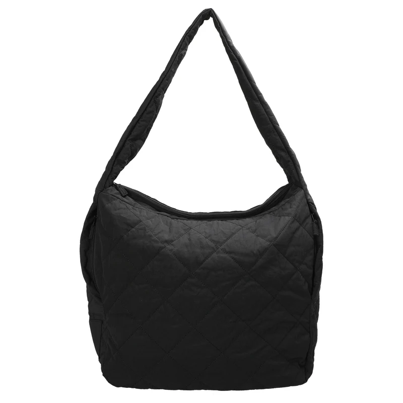Seidenfelt Hetta Maxi Hobo - Schultertasche 42 cm (black)