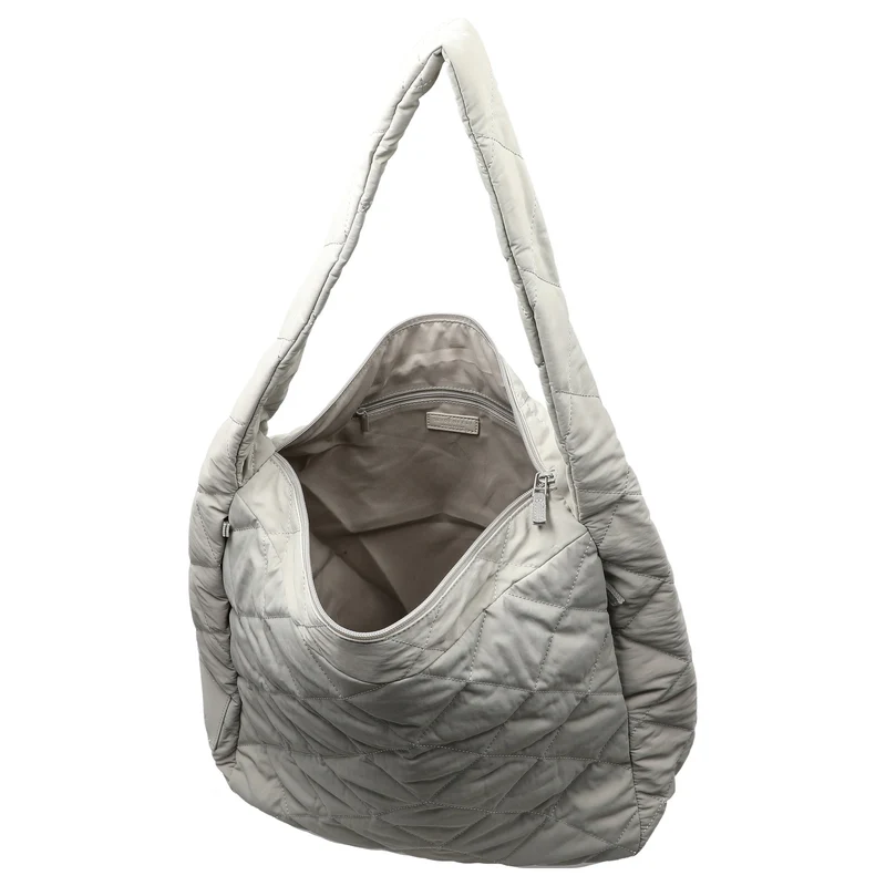 Seidenfelt Hetta Maxi Hobo - Schultertasche 42 cm (cool grey)
