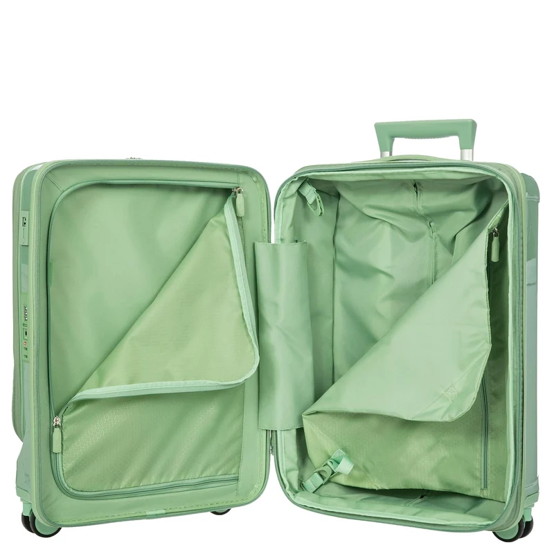 Brics Positano - 4-Rollen Kabinentrolley 55 cm USB erw. (salbei)