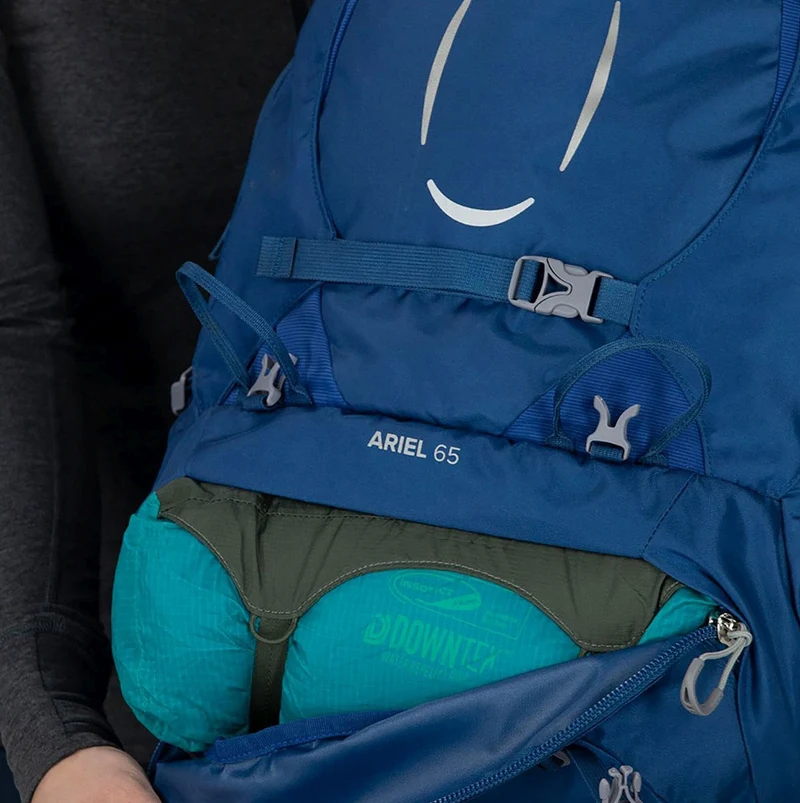 Osprey Ariel 65 Women - Trekkingrucksack 75 cm (ceramic blue, XS/S)
