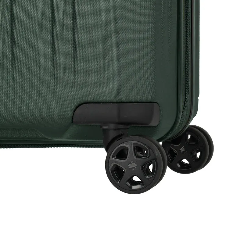 Travelite Dynamiic - 4-Rollen-Trolley L 76 cm erw. (grün)