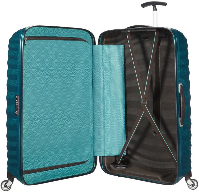 Samsonite Lite-Shock - 4-Rollen-Trolley L 75 cm (petrol blue)