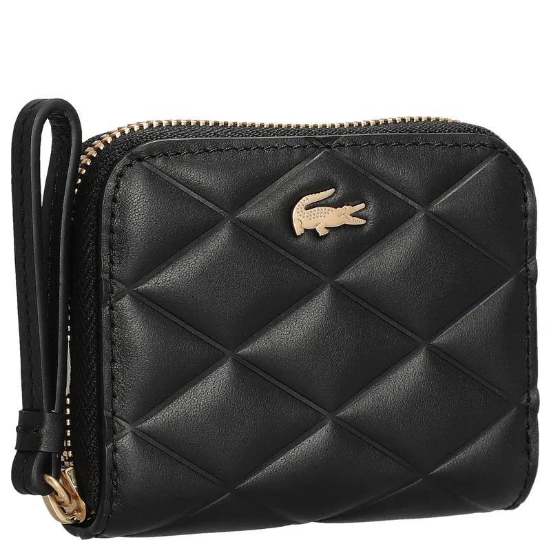 Lacoste Crocodelle Puffed - Geldbörse 8cc 10.5 cm (noir)