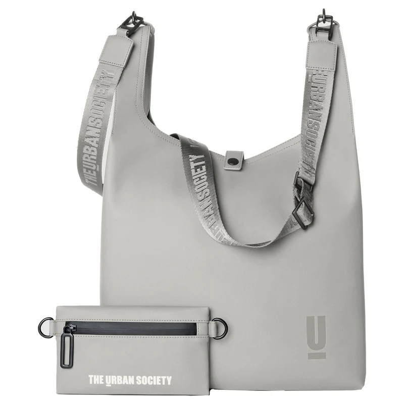 The Urban Society Market - Beuteltasche 34 cm (neutral grey)