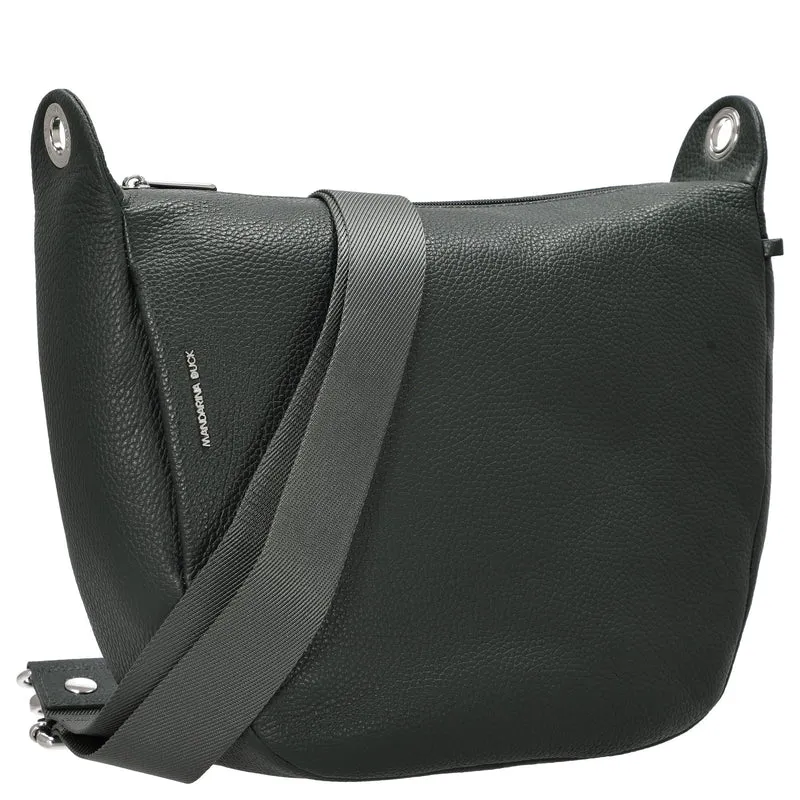 Mandarina Duck Mellow Leather - Umhängetasche M 34 cm (pine green)