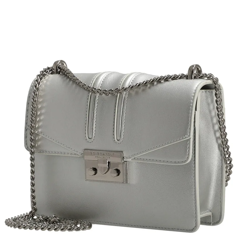 Seidenfelt Roros - Schultertasche 21 cm (silver)
