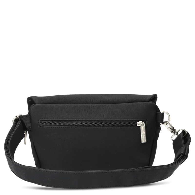 zwei Mademoiselle MH40 - Umhängetasche/Gürteltasche 25 cm (nubuk-black)