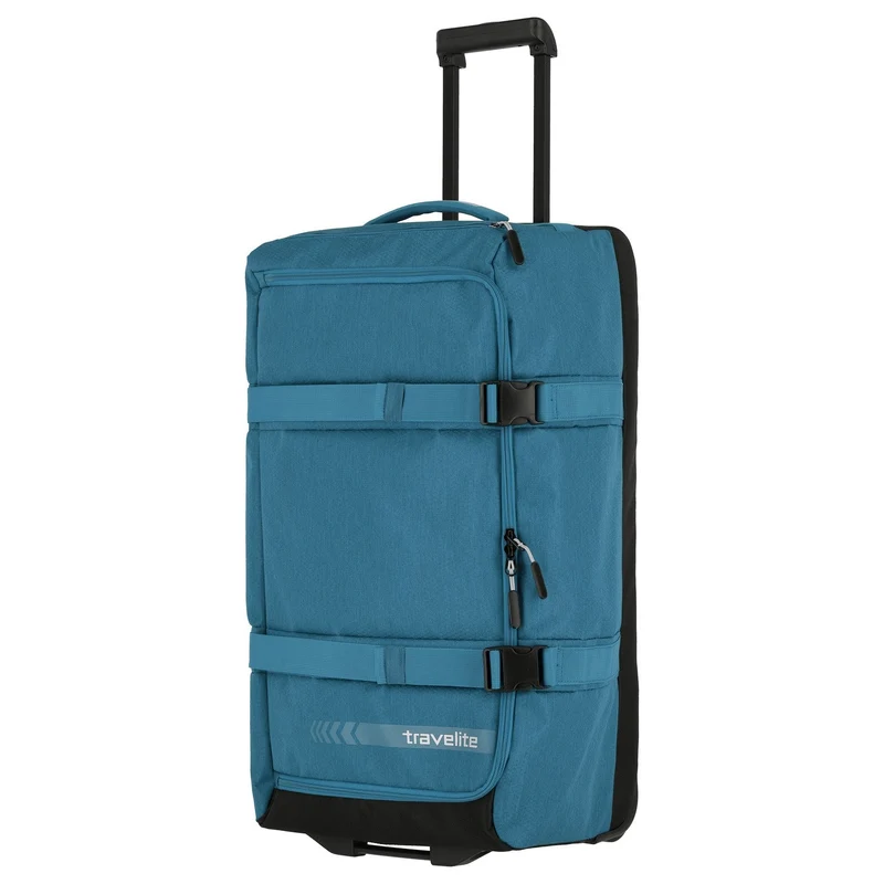 Travelite Kick Off - Rollenreisetasche L 68 cm (petrol)