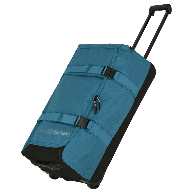 Travelite Kick Off - Rollenreisetasche L 68 cm (petrol)