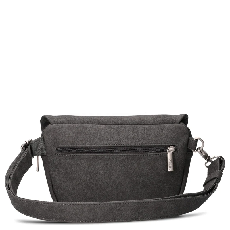 zwei Mademoiselle MH40 - Umhängetasche/Gürteltasche 25 cm (nubuk-stone)
