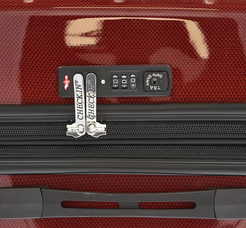 CHECK.IN London 2.0 - 4-Rollen-Trolley 75 cm (carbon rot)