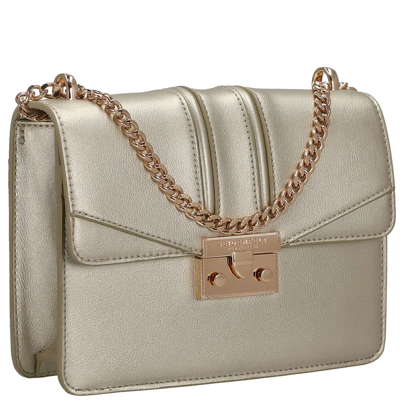 Seidenfelt Roros - Schultertasche 21 cm (gold)