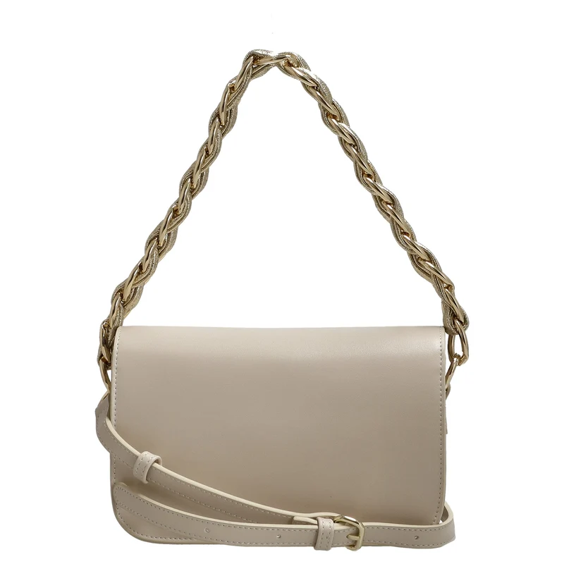 Seidenfelt Hallila Boxy Crossbag - Schultertasche 21 cm (beige)