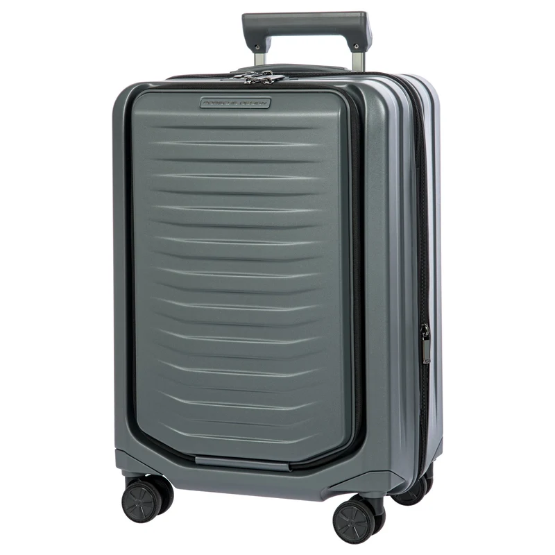 Porsche Design Roadster Hardcase - 4-Rollen-Kabinentrolley mit Vortasche S 55 cm (grey matt)