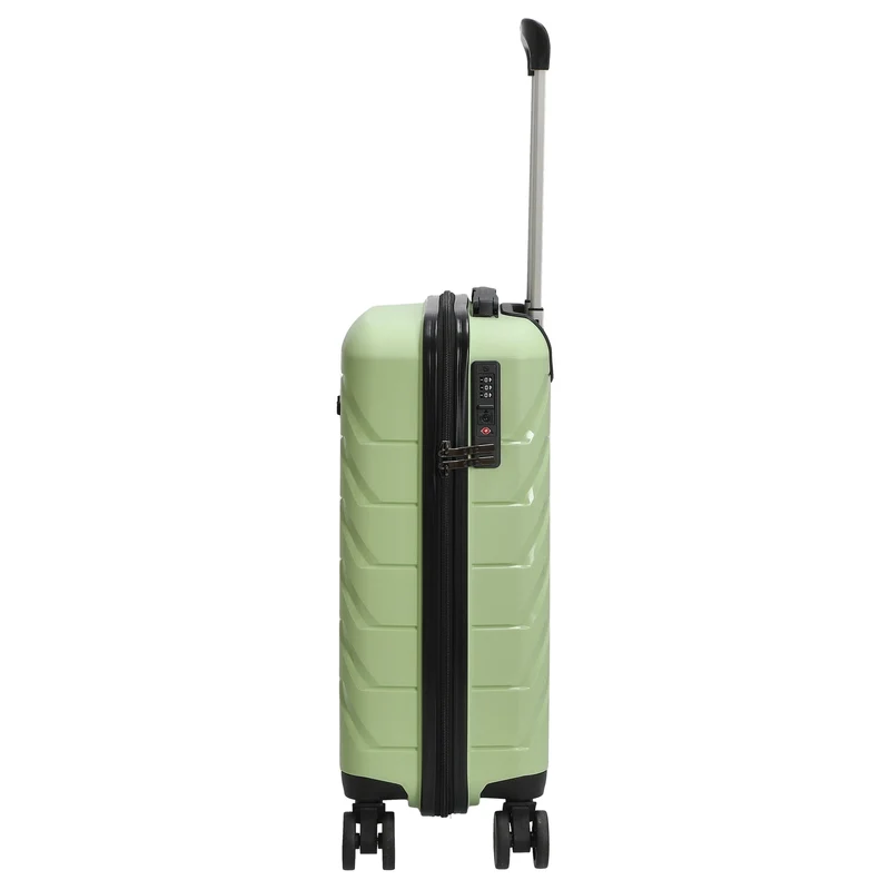 D&N Travel Line 4100 - 4-Rollen-Kabinentrolley S 54 cm (lime green)