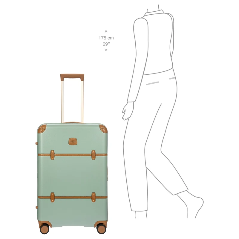 Brics Bellagio - 4-Rollen-Trolley 70.5 cm erw. (eucalyptus)