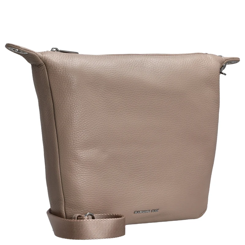 Mandarina Duck Mellow Leather - Schultertasche 28 cm (warm taupe)