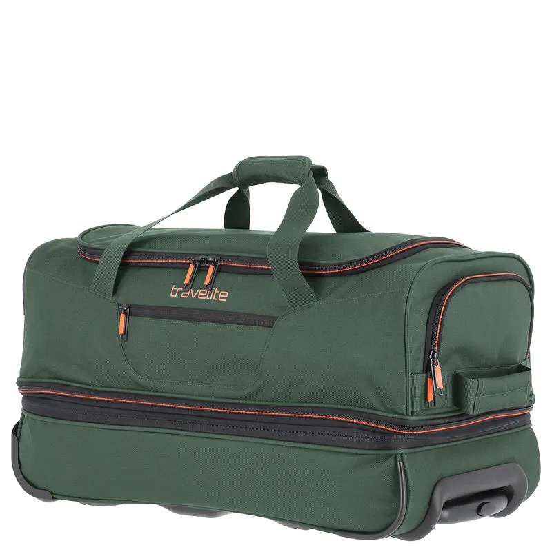 Travelite Basics - Rollenreisetasche 51/64L 55 cm erw. (dunkgrün)