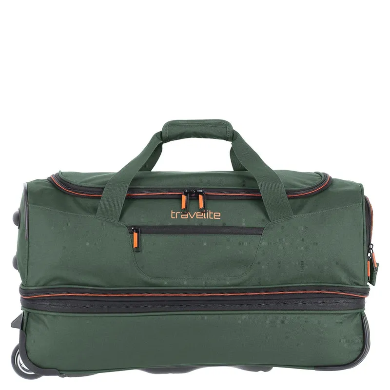 Travelite Basics - Rollenreisetasche 51/64L 55 cm erw. (dunkgrün)
