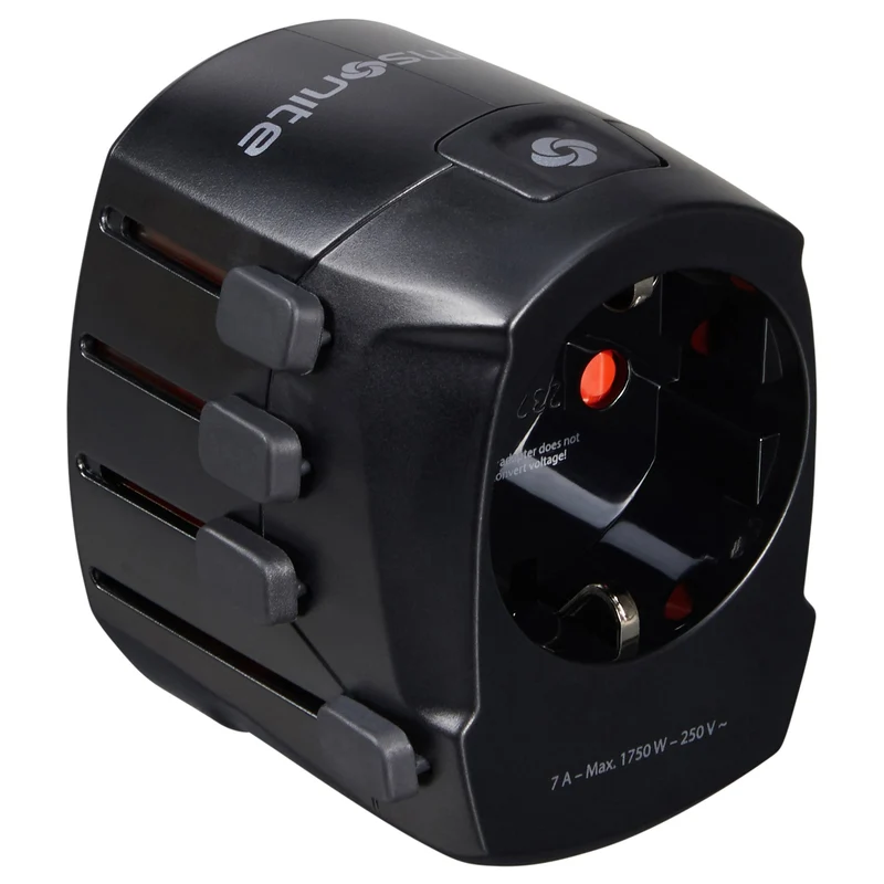 Samsonite World Adaptor Pro - Reiseadapter (black)