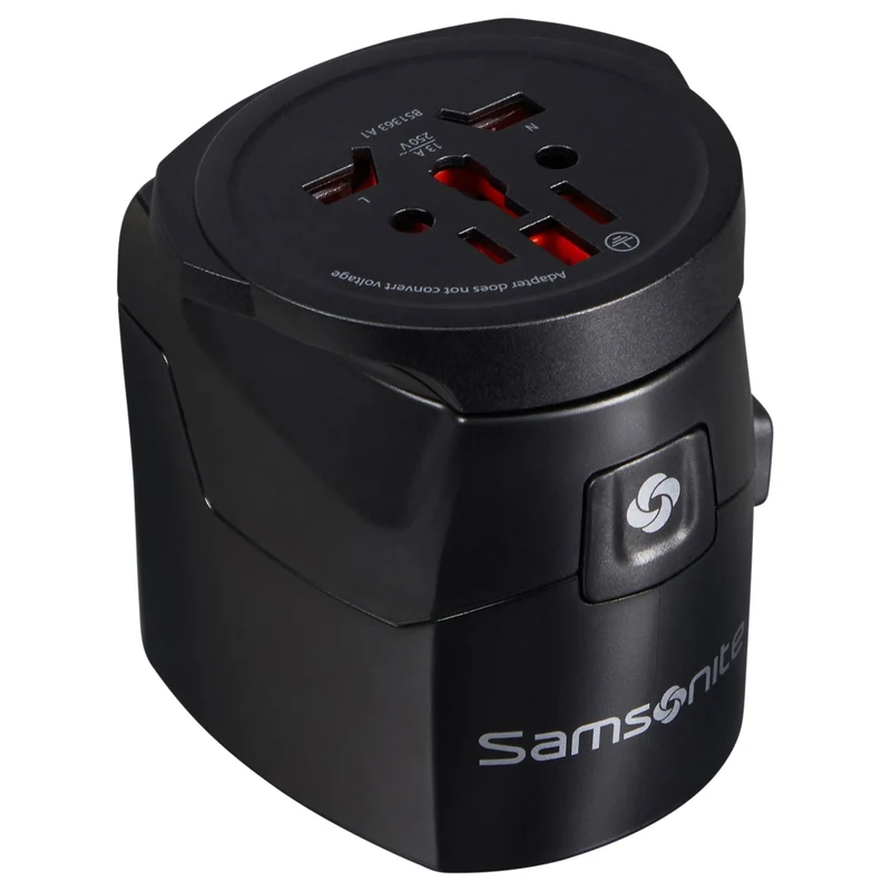 Samsonite World Adaptor Pro - Reiseadapter (black)