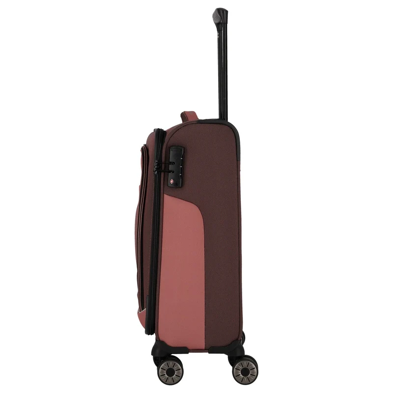 Travelite Viia - 4-Rollen-Kabinentrolley S 55 cm (Frühlingsrose)