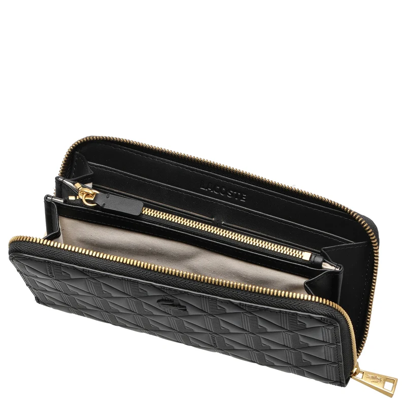 Lacoste Maheki - Geldbörse 8cc 20 cm (schwarz)