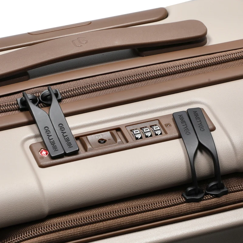 NINETYGO Coffee Jorney - 4-Rollen-Kabinentrolley S 55 cm (flat white)