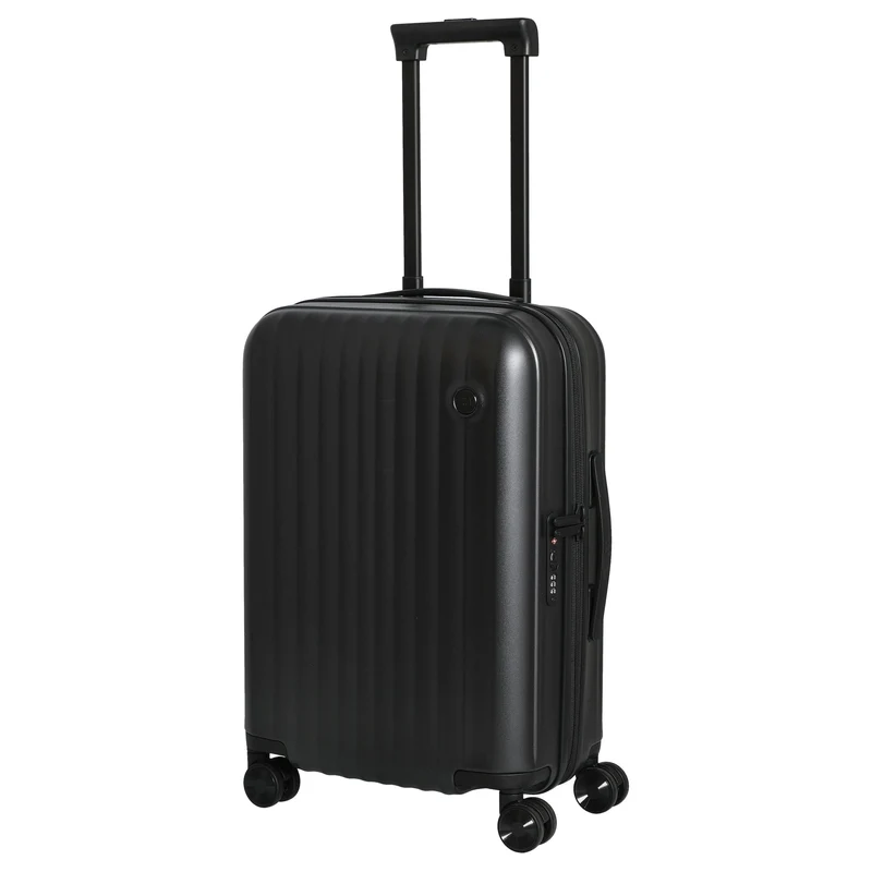 NINETYGO Elbe - 4-Rollen-Kabinentrolley S 55 cm (schwarz)