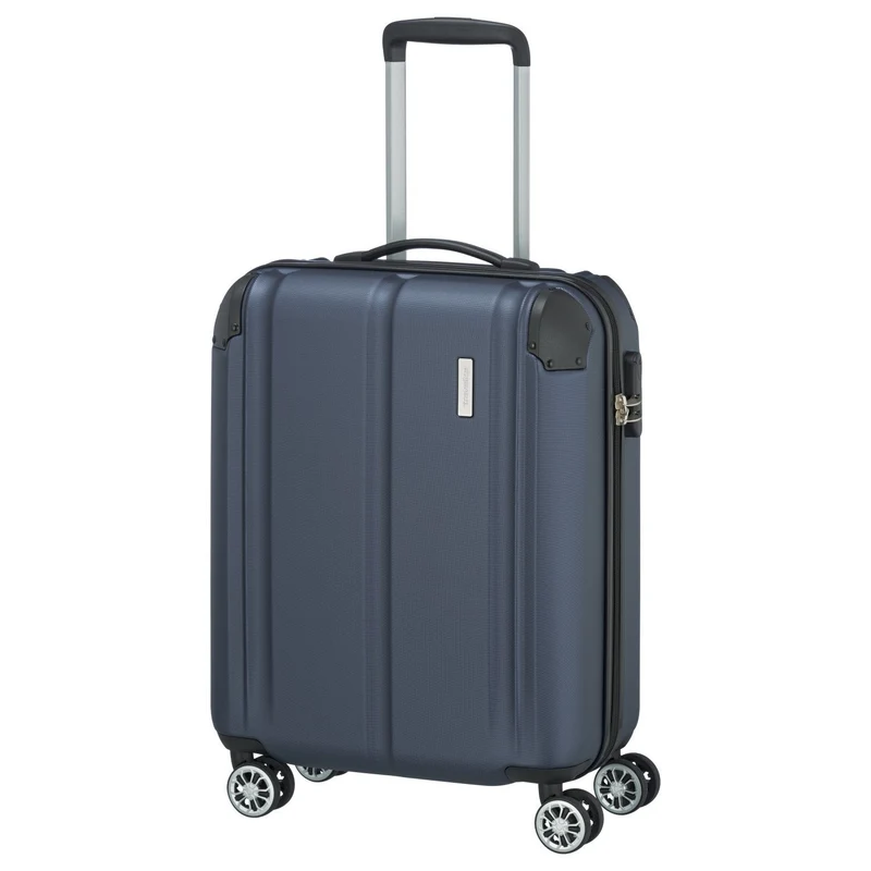 Travelite City - 4-Rollen-Kabinentrolley S 55 cm (marine)