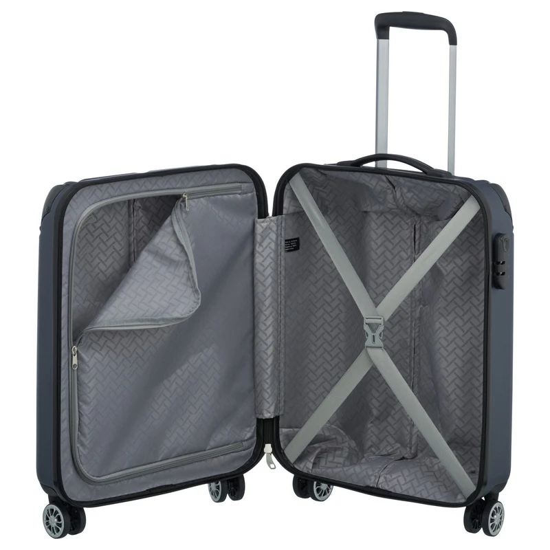 Travelite City - 4-Rollen-Kabinentrolley S 55 cm (marine)