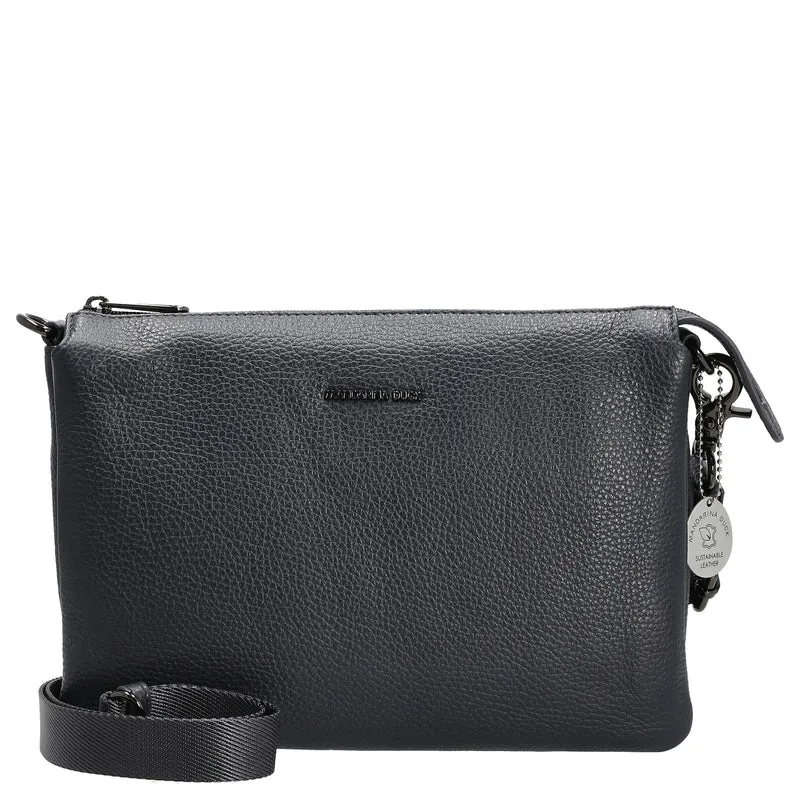 Mandarina Duck Mellow Leather - Umhängetasche 28 cm (dress blue)