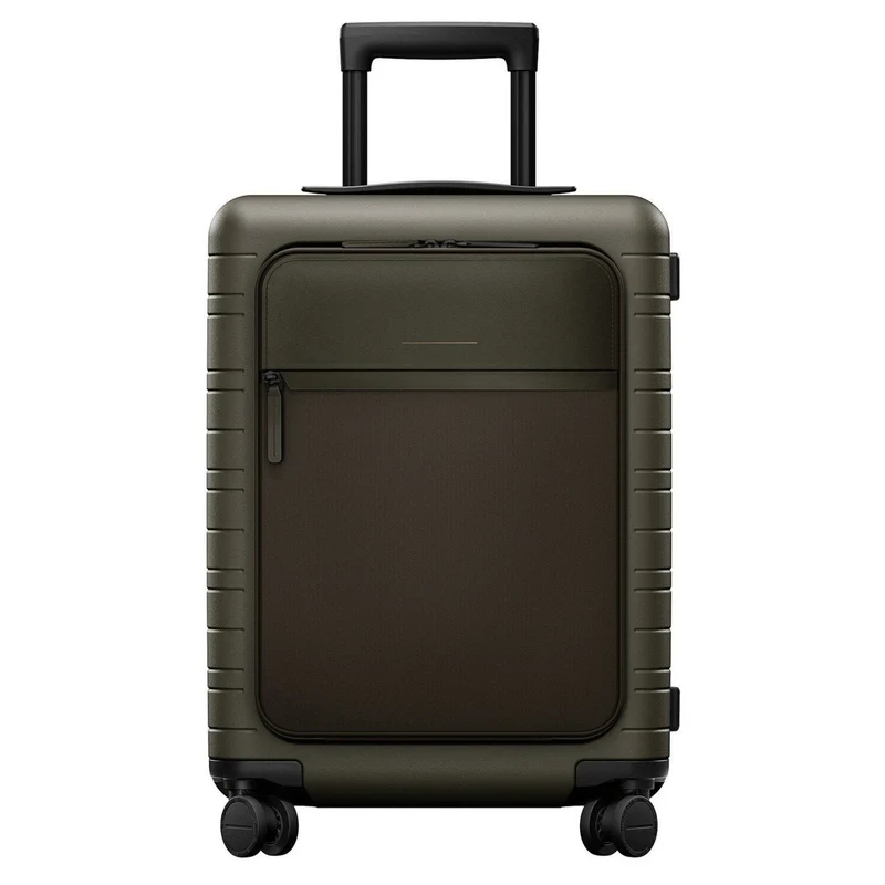 Horizn Studios M5 Essential - 4-Rollen-Kabinentrolley mit Vortasche S 55 cm (dark olive)