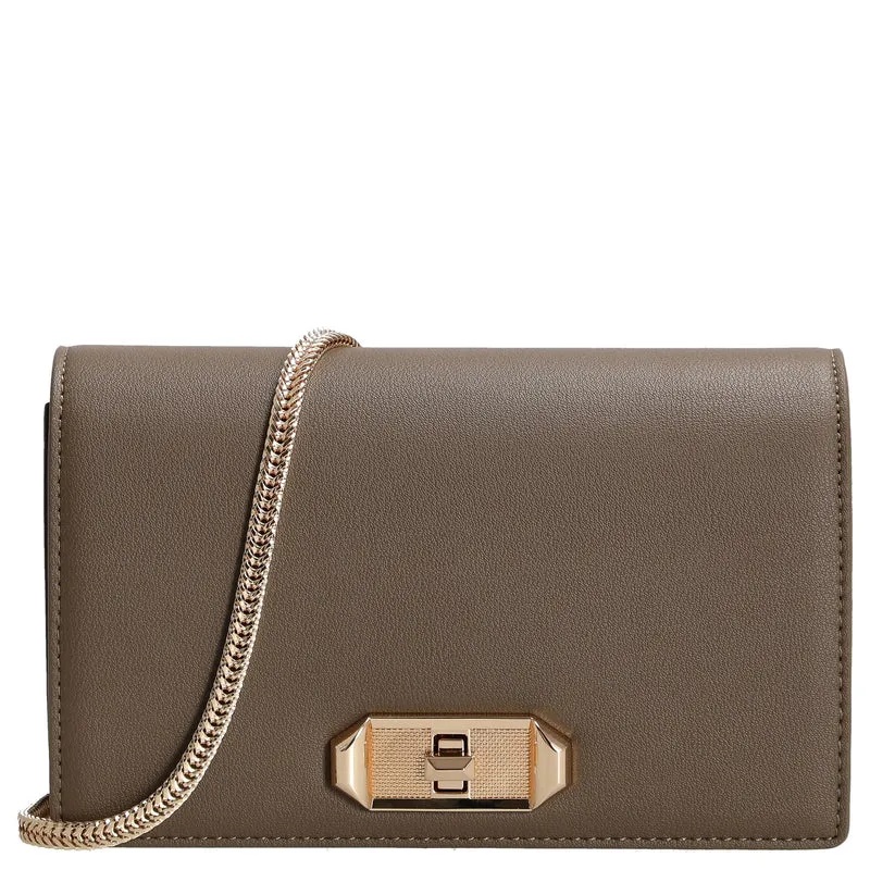 Seidenfelt Eiby - Clutch 21 cm (khaki green)