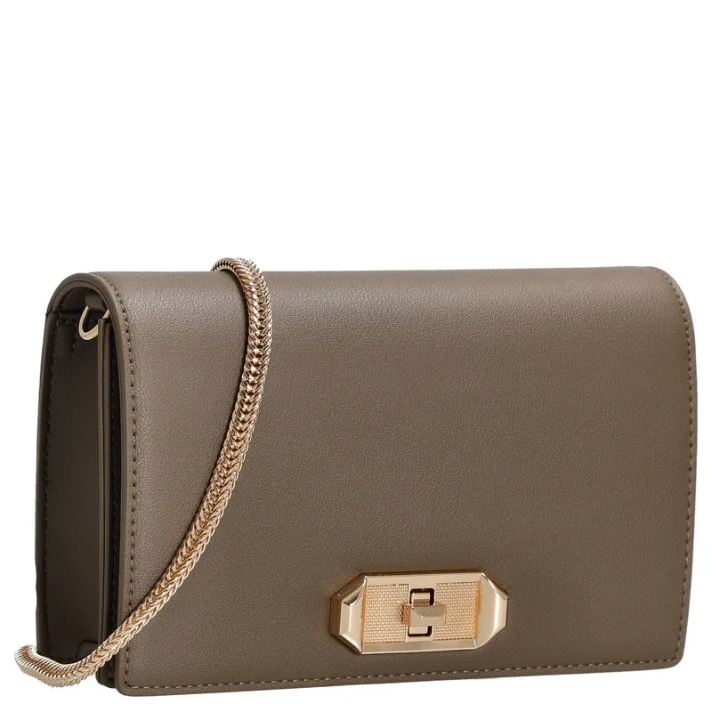 Seidenfelt Eiby - Clutch 21 cm (khaki green)