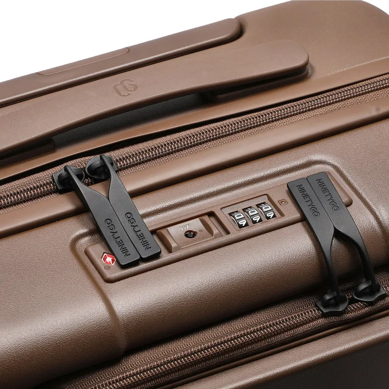 NINETYGO Coffee Jorney - 4-Rollen-Kabinentrolley S 55 cm (latte)