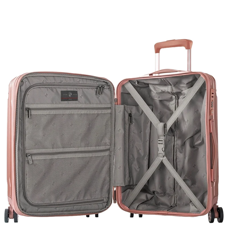 Heys Xtrak - 4-Rollen-Kabinentrolley S 55 cm erw. (rose gold)