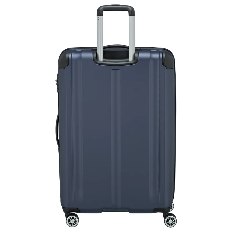 Travelite City - 4-Rollen-Trolley erw. L 77 cm (marine)