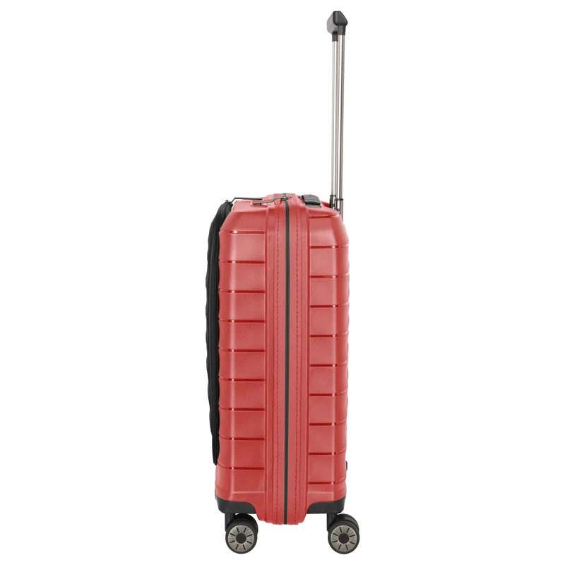 Travelite Mooby - 4-Rollen-Kabinentrolley mit Vortasche S 55 cm (rot)