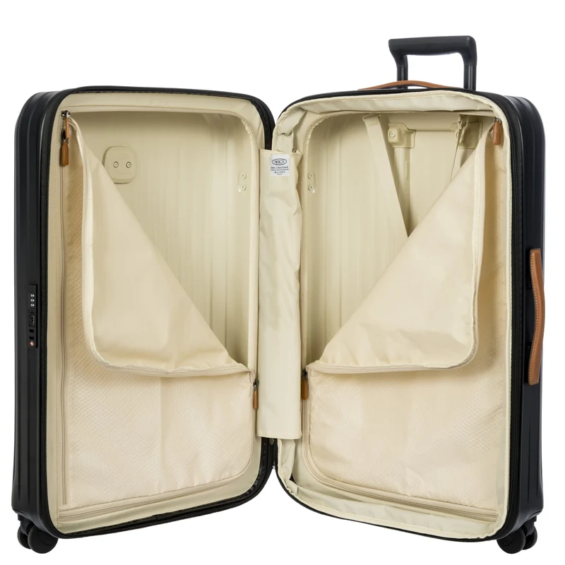 Brics Taormina - 4-Rollen-Trolley L 75 cm erw. (schwarz)