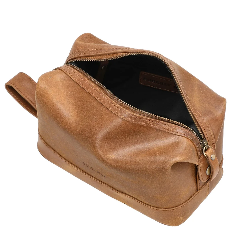 Burkley Fundamentals Vintage Riley - Kulturbeutel 23 cm (cognac)