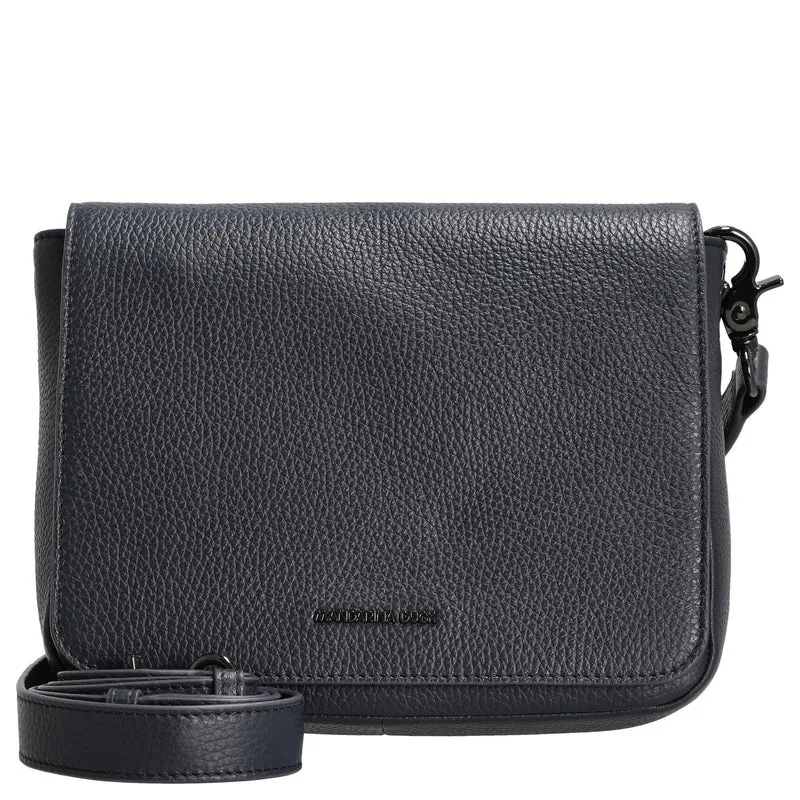 Mandarina Duck Mellow Leather - Umhängetasche 36 cm (dress blue)