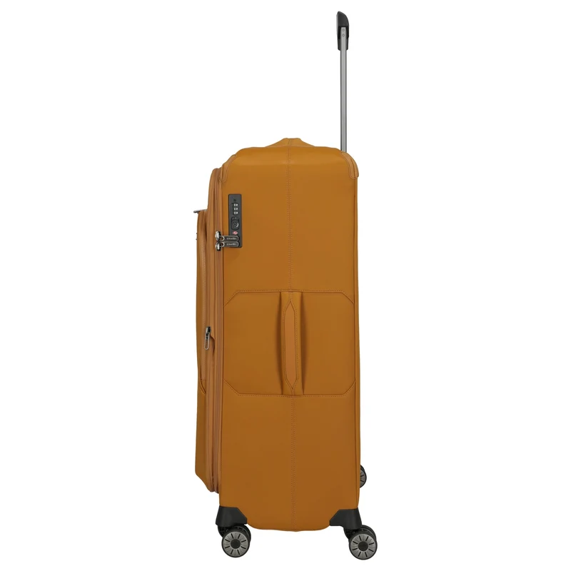 Travelite Priima - 4-Rollen-Trolley L 79 cm erw. (curry)