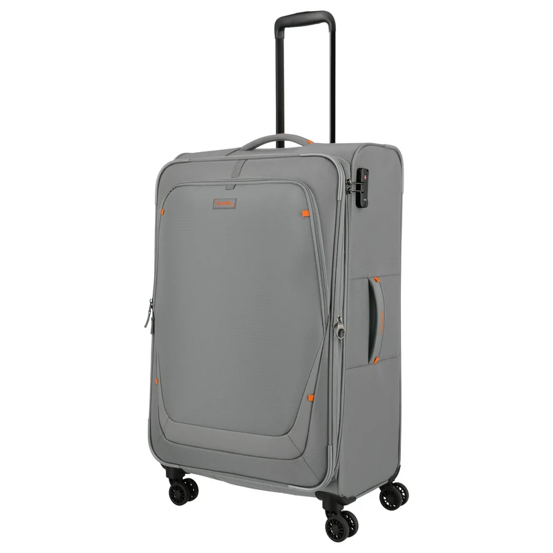 Travelite Umbria - 4-Rollen-Trolley L 77 cm erw. (smoky grey)