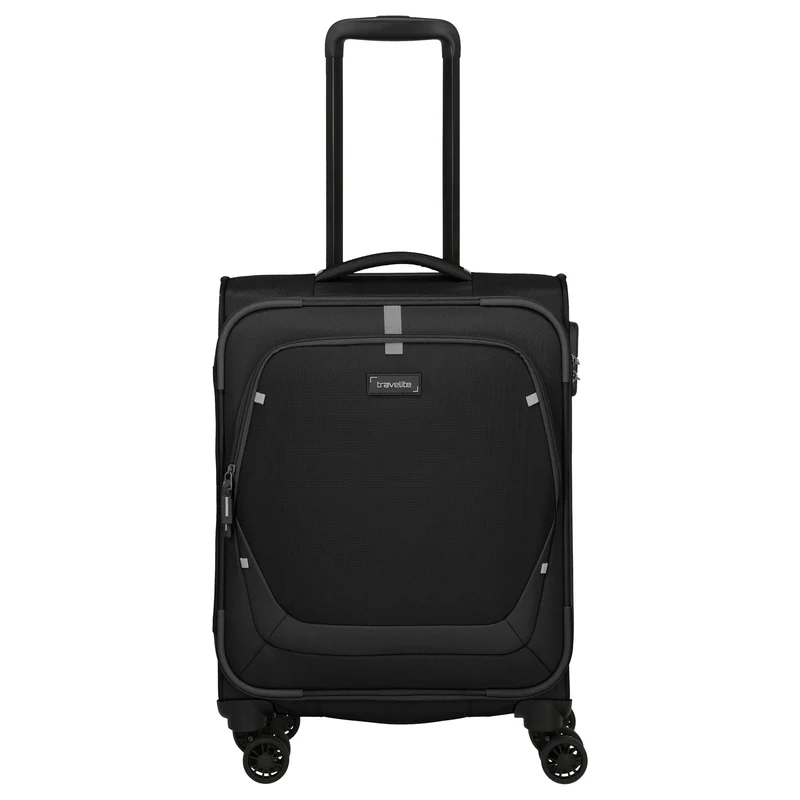 Travelite Umbria - 4-Rollen-Kabinentrolley S 55 cm (schwarz)