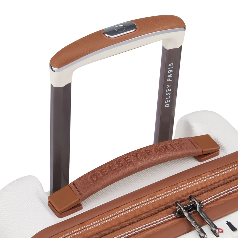 Delsey Paris Chatelet Air 2.0 - 4-Rollen-Kabinentrolley 55 cm erw. 14" USB (angora)