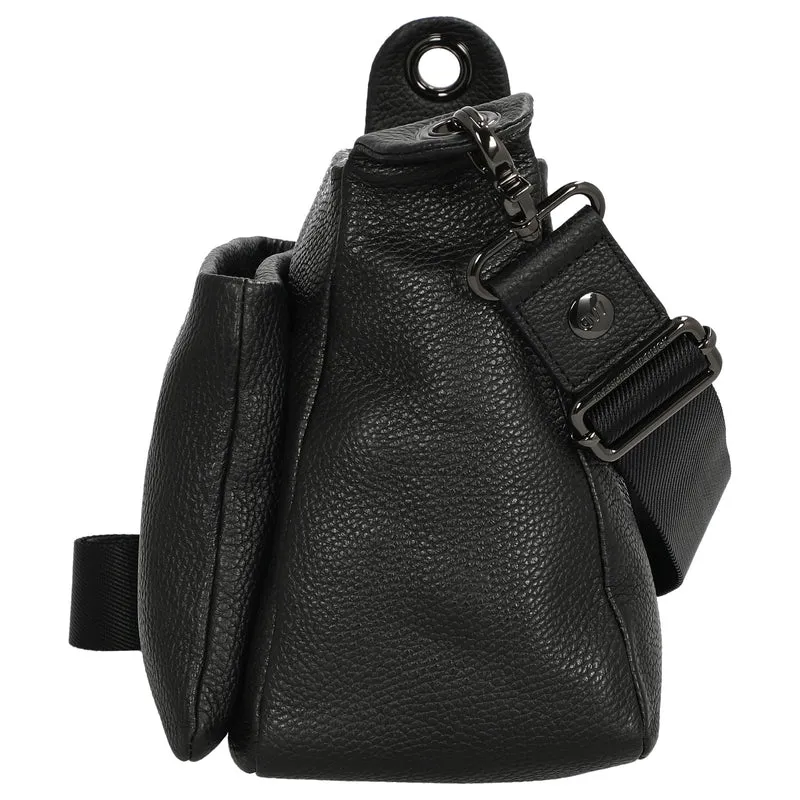 Mandarina Duck Mellow Leather - Umhängetasche 36 cm (nero)
