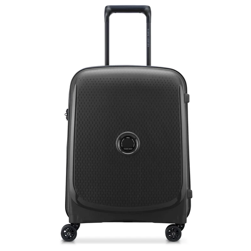 Delsey Paris Belmont Plus Slim Line - 4-Rollen-Kabinentrolley 55 cm (schwarz)