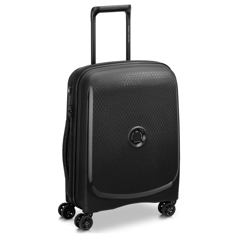 Delsey Paris Belmont Plus Slim Line - 4-Rollen-Kabinentrolley 55 cm (schwarz)