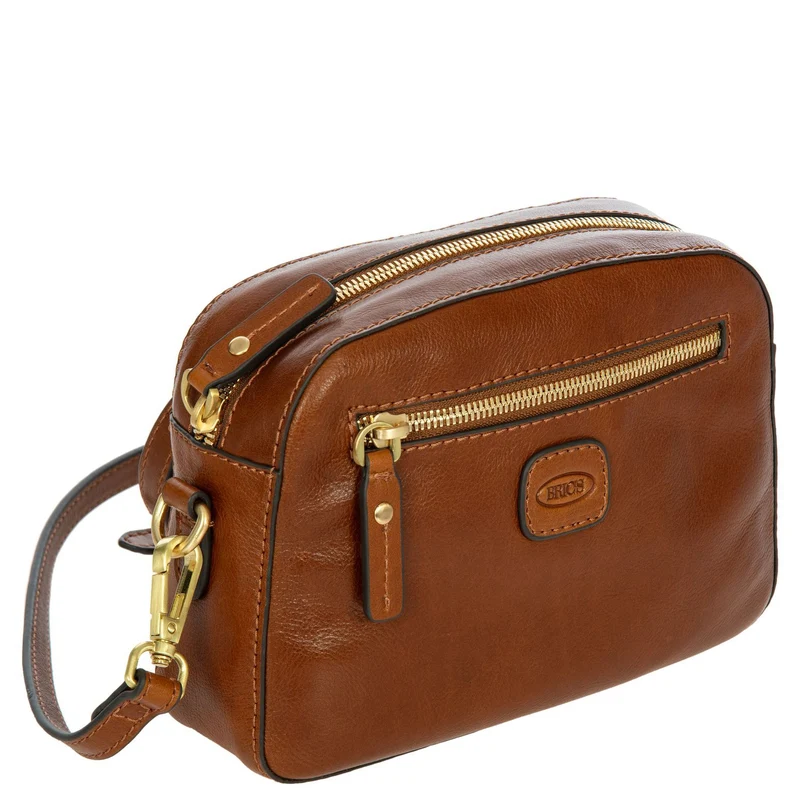 Brics Volterra - Umhängetasche 21 cm (tobacco)